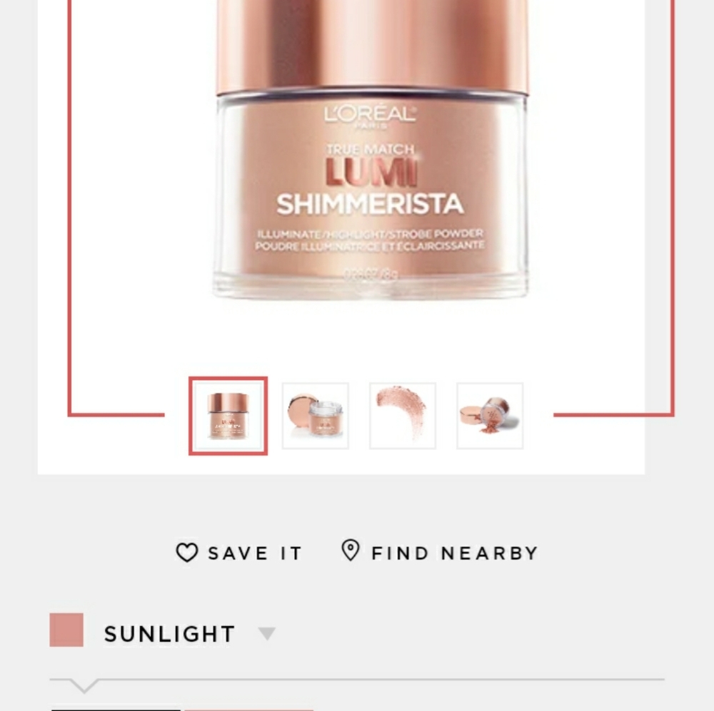 ⭐5/20; L'Oreal Trumatch Lumi Shimmerista